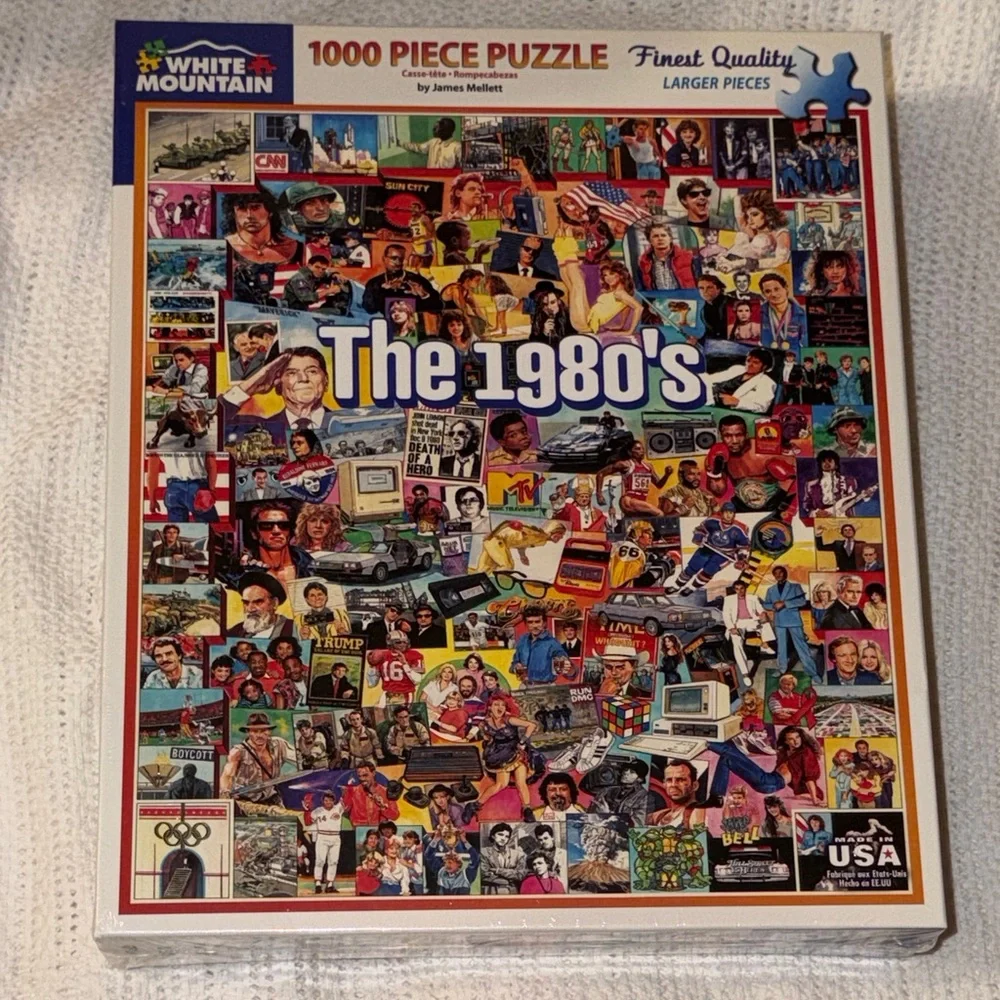 White Mountain 1980's‎ Collage Puzzle NEW